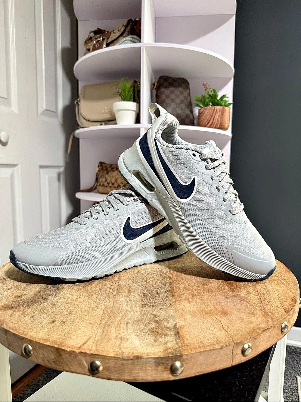 Nike Air Max SC Athletic Sneakers Gray & White US 7.5